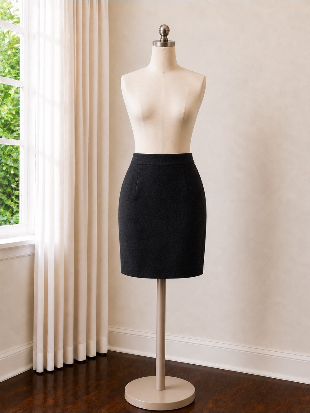 NWT Banana Republic Black Tailored Pencil Skirt